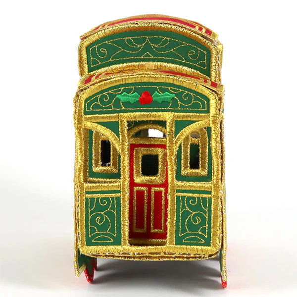 3D Christmas Train Caboose (In-the-Hoop) - Image 5