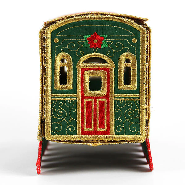 3D Christmas Train Car (In-the-Hoop) - Image 7