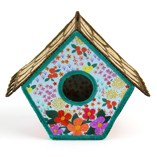 3D Floral Birdhouse (In-the-Hoop)