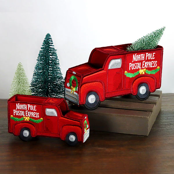 3D North Pole Mail Truck (In-the-Hoop) - Image 7