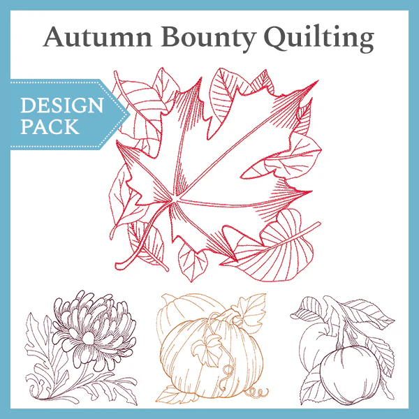 A Autumn Bounty Quilting Design Pack - Image 5