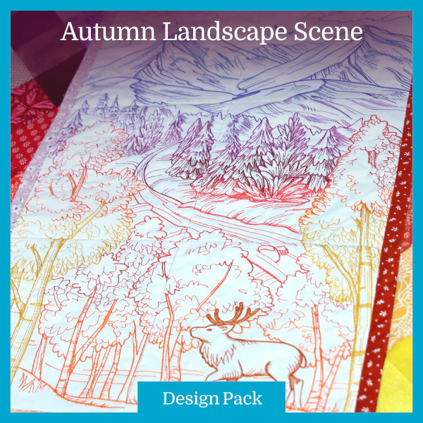 A Autumn Landscape Scene Design Pack - Image 2