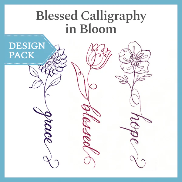 A Blessed Calligraphy in Bloom Design Pack - Image 2