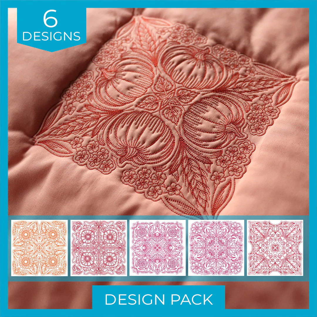 A Blissful Fall Kaleidoscope Square Design Pack - Image 2