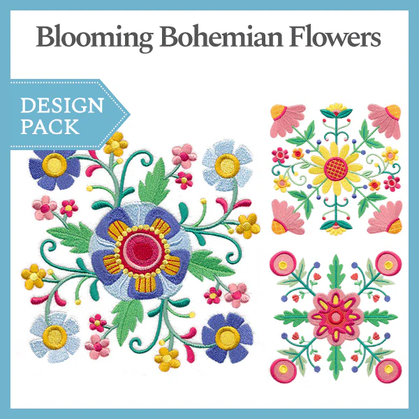 A Blooming Bohemian Flowers Design Pack - Image 4
