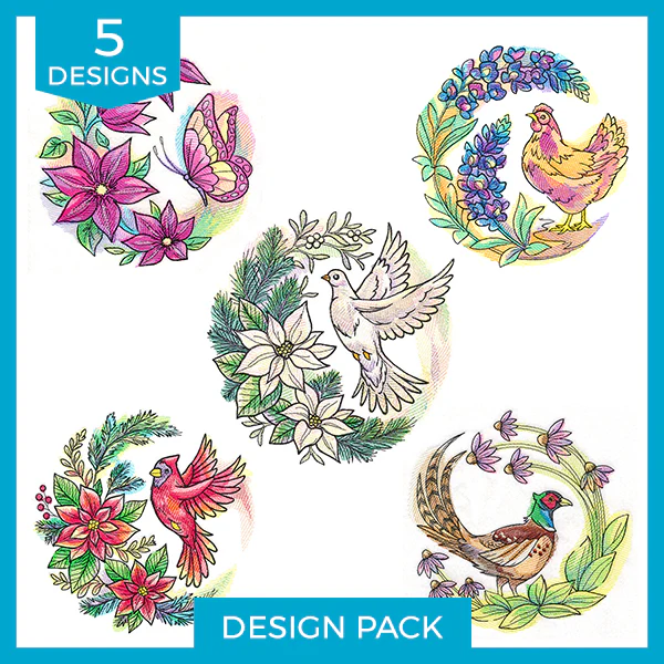 A Blooming Wreath Design Pack - Image 2