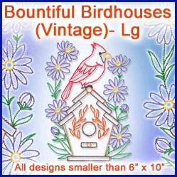 A Bountiful Birdhouses (Vintage) Design Pack - Image 4