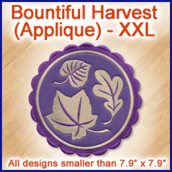 A Bountiful Harvest (Applique) Design Pack - Image 6