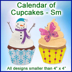 A Calendar of Cupcakes Design Pack - Image 2