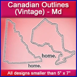 A Canadian Outlines (Vintage) Design Pack - Image 4