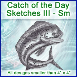 A Catch of the Day Sketches III Design Pack - Image 3