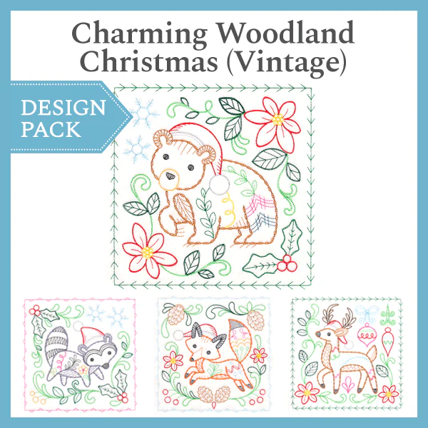 A Charming Woodland Christmas (Vintage) Design Pack - Image 2