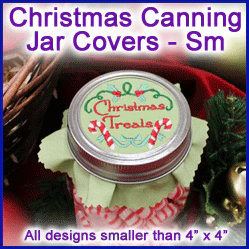 A Christmas Canning Jar Covers Design Pack - Image 2