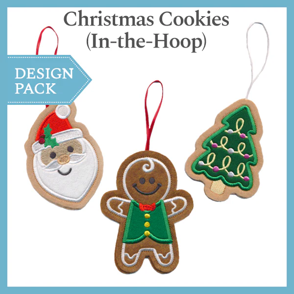 A Christmas Cookies (In-the-Hoop) Design Pack - Image 2