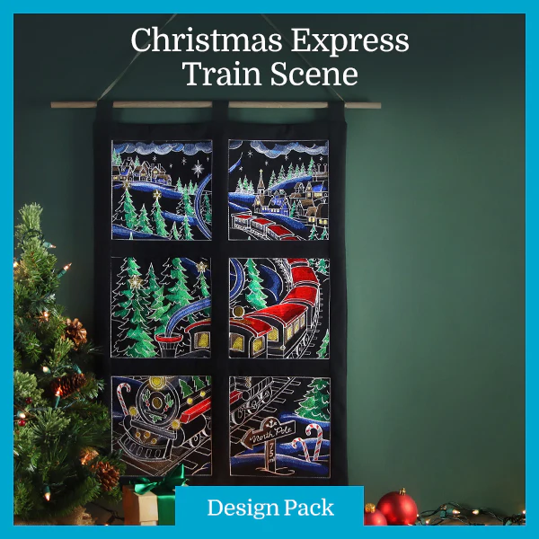 A Christmas Express Train Scene Design Pack - Image 7