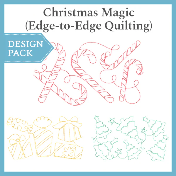 A Christmas Magic (Edge-to-Edge Quilting) Design Pack - Image 3
