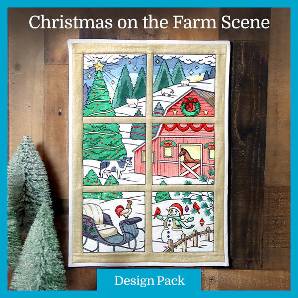 A Christmas on the Farm Scene Design Pack - Image 2