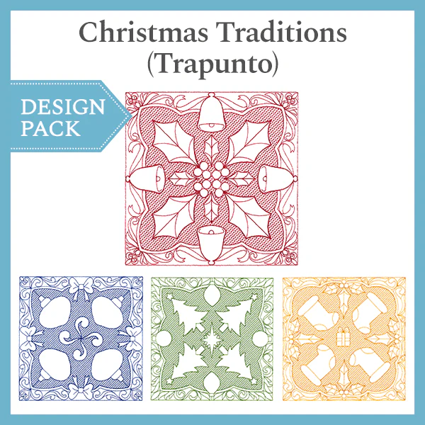 A Christmas Traditions (Trapunto) Design Pack - Image 4