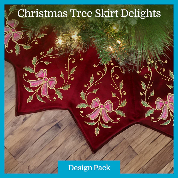 A Christmas Tree Skirt Delights Design Pack - Image 3