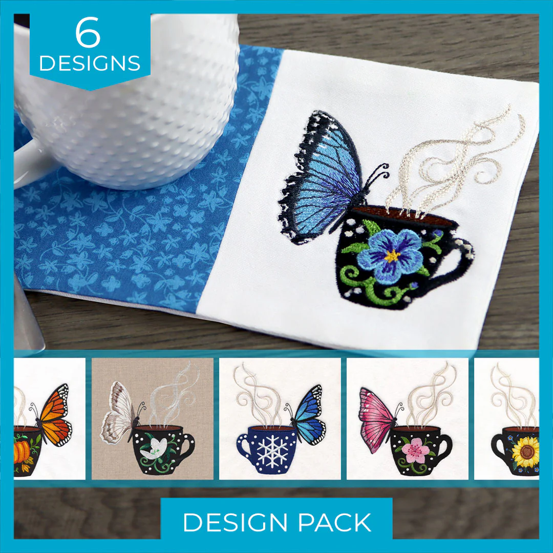 A Coffee Break Butterfly Design Pack - Image 14