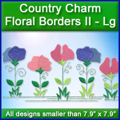 A Country Charm Floral Borders II Design Pack - Image 3