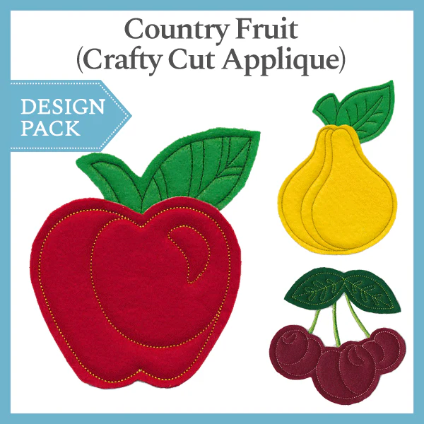 A Country Fruit (Crafty Cut Applique) Design Pack - Image 3
