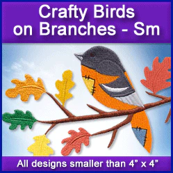 A Crafty Birds on Branches Design Pack - Image 4
