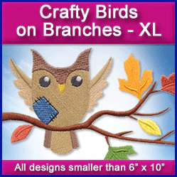 A Crafty Birds on Branches Design Pack - Image 5
