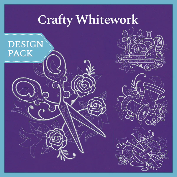 A Crafty Whitework Design Pack - Image 3