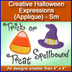 A Creative Halloween Expressions (Applique) Design Pack - Image 2