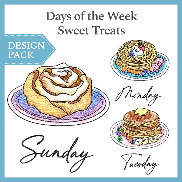 A Days of the Week Sweet Treats Design Pack - Image 2