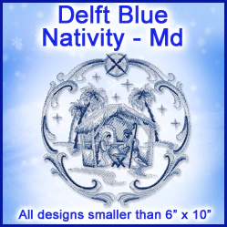 A Delft Blue Nativity Design Pack - Image 3