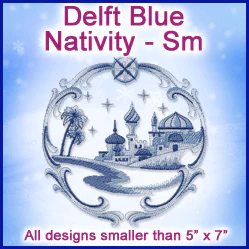 A Delft Blue Nativity Design Pack - Image 4