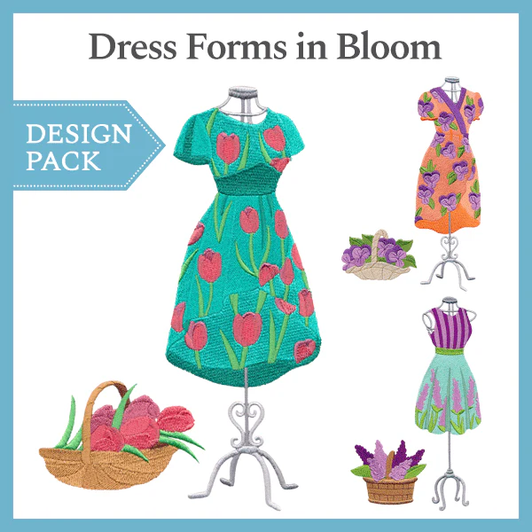 A Dress Forms in Bloom Design Pack - Image 2