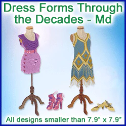 A Dress Forms Through the Decades Design Pack - Image 3