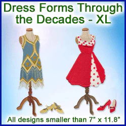 A Dress Forms Through the Decades Design Pack - Image 5