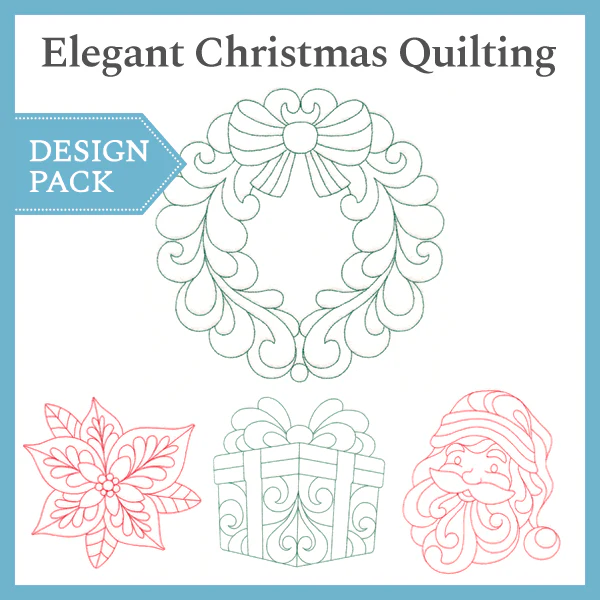 A Elegant Christmas Quilting Design Pack - Image 4