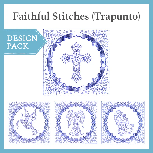 A Faithful Stitches (Trapunto) Design Pack - Image 3