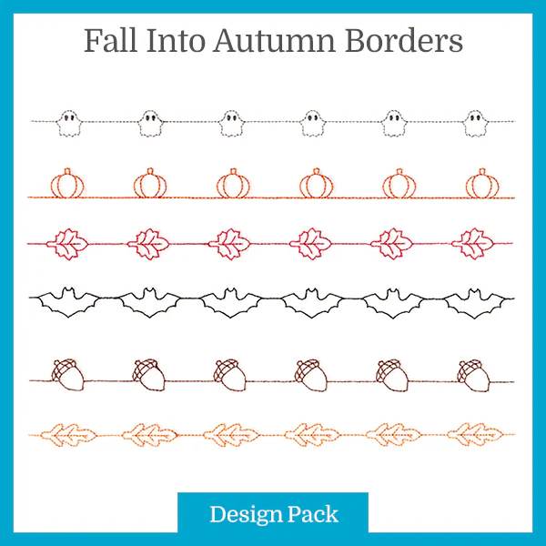 A Fall into Autumn Borders Design Pack - Image 7