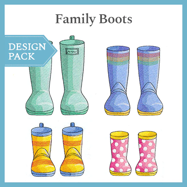 A Family Boots Design Pack - Image 2