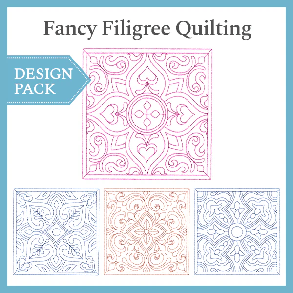 A Fancy Filigree Quilting Design Pack - Image 3