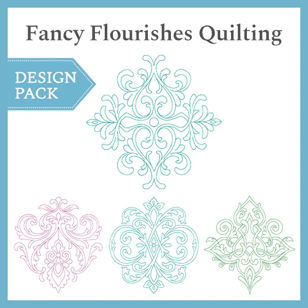 A Fancy Flourishes Quilting Design Pack - Image 2