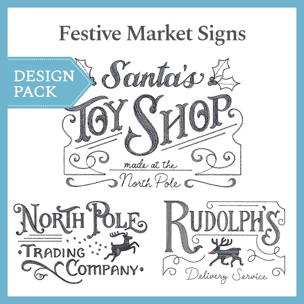 A Festive Market Signs Design Pack - Image 3