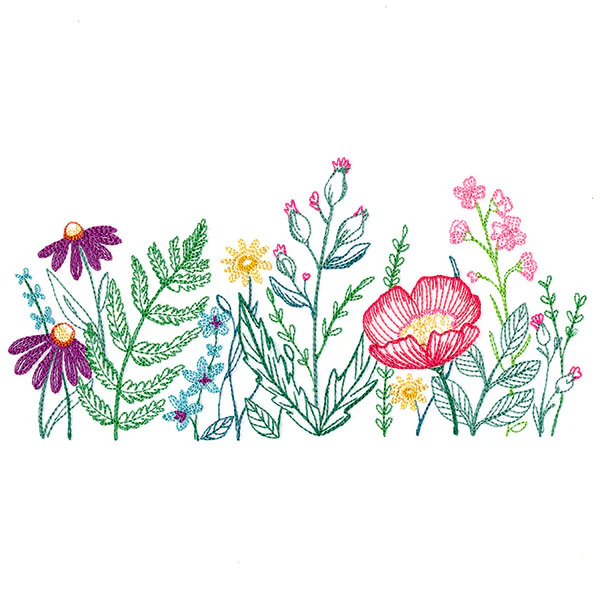 A Field of Dainty Blooms Border - Image 3
