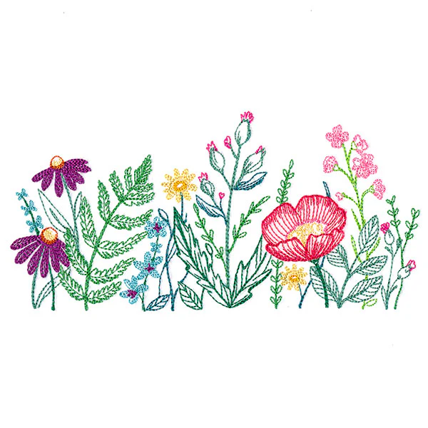 A Field of Dainty Blooms Border - Image 4