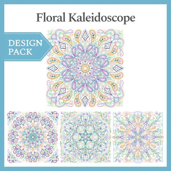 A Floral Kaleidoscope Design Pack - Image 2