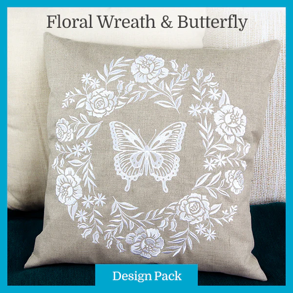 A Floral Wreath & Butterfly Design Pack - Image 4