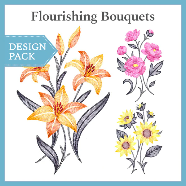 A Flourishing Bouquet Design Pack - Image 2