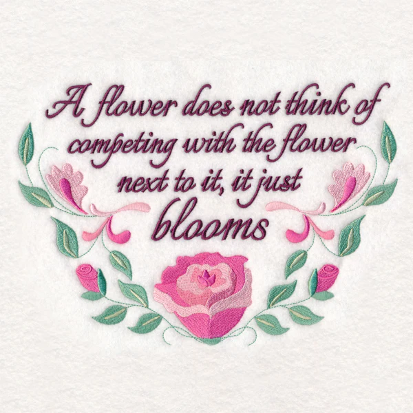 A Flower Does Not Think…