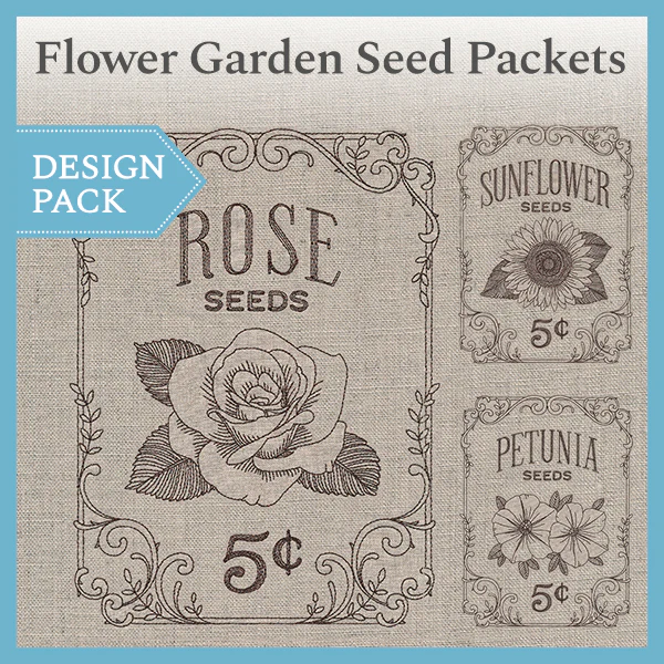 A Flower Garden Seed Packets Design Pack - Image 3